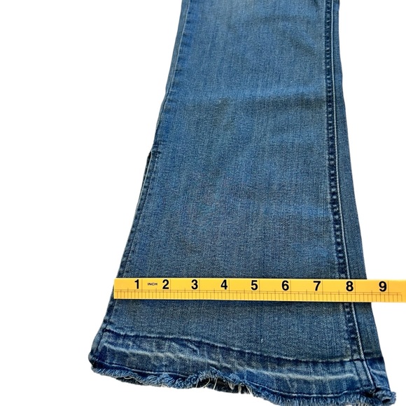 Wit & Wisdom Boot Cut Jeans with Side Slit Hem Size 16 Medium Wash - Picture 10 of 14